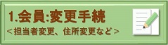 1.会員:変更手続き（会員専用）